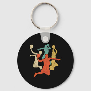 Porte-clés Cadeau d'équipe rétro silhouette vintage Sketll 60
