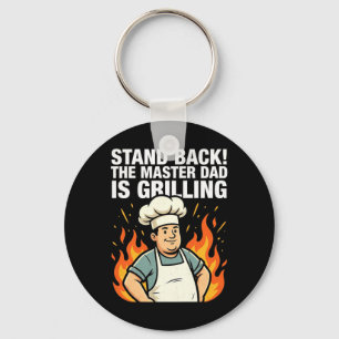 Porte-clés Cadeau drôle de Papa Tmaster BBQ Papa Fumeur Barbe
