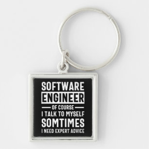 Porte-clés Cadeau drôle pour ingénieur logiciel de programmat