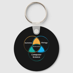 Porte-clés Cadeau drôle pour professeur de bio-informatique, 