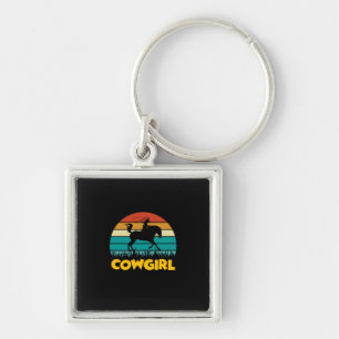 Porte-clés Cadeau équestre Vintage Cowgirl