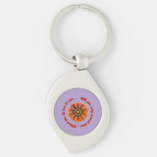 PORTE-CLÉS CADEAU FLEUR MÈRE FILLE SŒUR ENSEIGNANTE AMIE