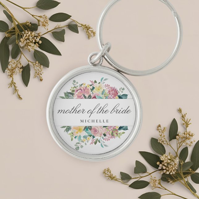 Porte-clés Cadeau Fleuriste Rose Rustique pour la Mère de la  (Créateur téléchargé)