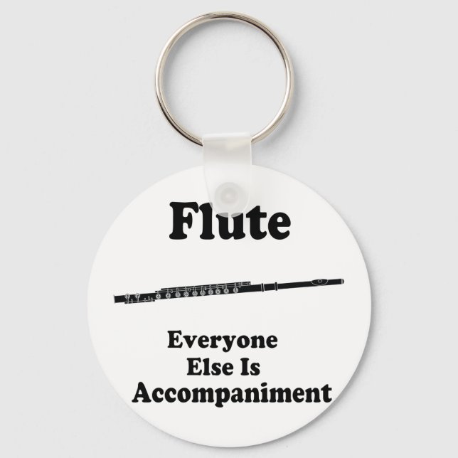 Porte-clés Cadeau Flute (Recto)