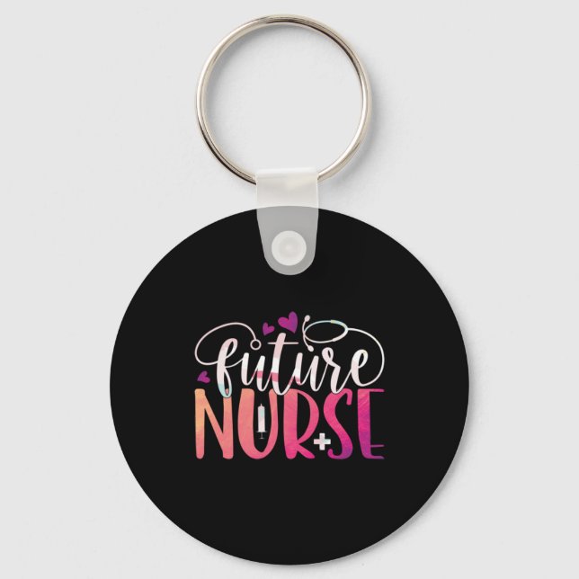 Porte-clés Cadeau infirmière | future infirmière (Recto)