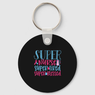 Porte-clés Cadeau infirmière   Super infirmière super fatigué