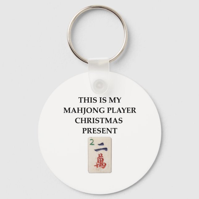 Porte-clés cadeau mahjong (Recto)