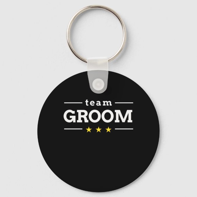Porte-clés Cadeau mariage | Groupe d'équipe (Recto)
