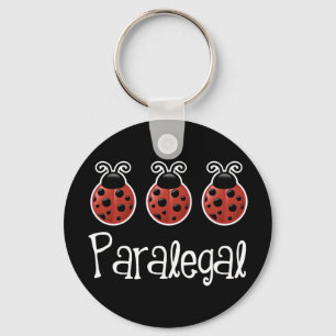Porte-clés Cadeau mignon de paralégal de coccinelle