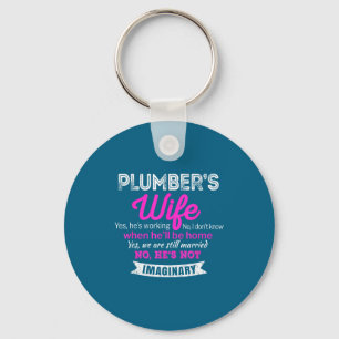 Porte-clés Cadeau minimal de femme de plombier Mariage drôle