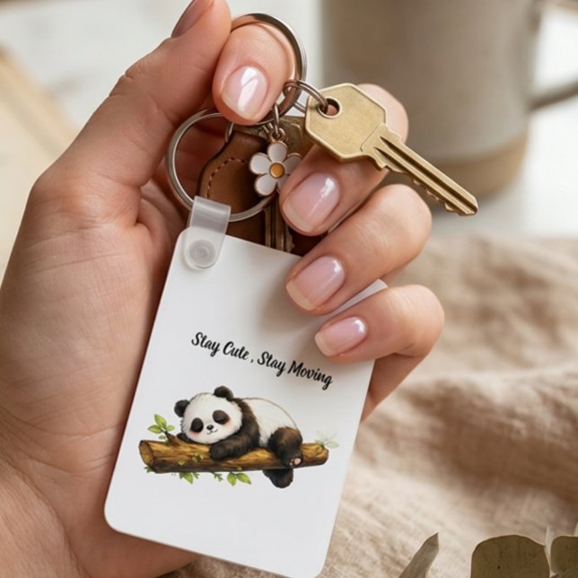 Porte-clés Cadeau Panda Élégant et Esthétique – Simple Minima (Créateur téléchargé)