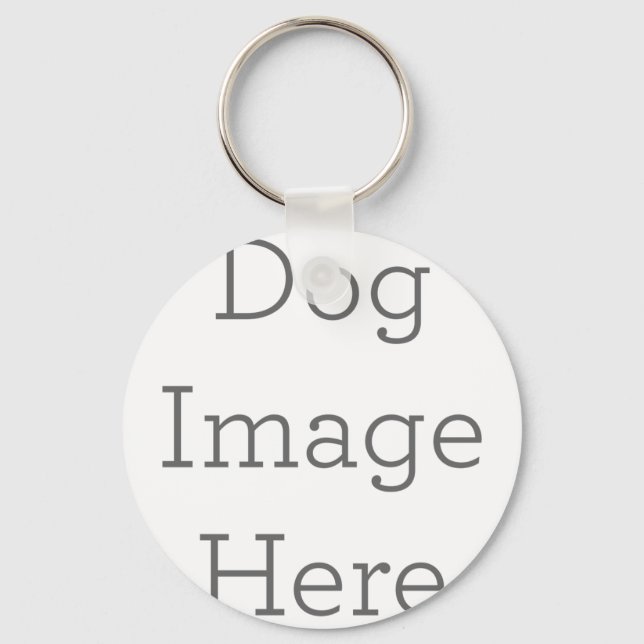 Porte-clés Cadeau personnalisé Porte - clé d'image de chien (Recto)