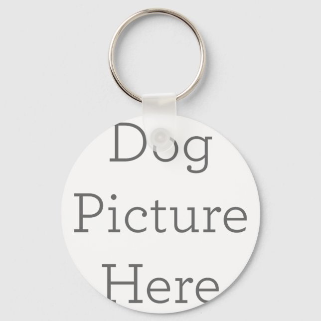 Porte-clés Cadeau personnalisé Porte - clé photo chien (Recto)