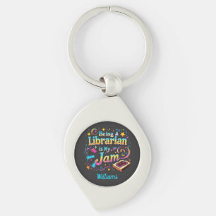 Porte-clés Cadeau personnalisé pour bibliothécaire