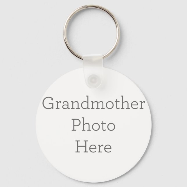 Porte-clés Cadeau photo grand-mère personnalisé Porte - clé (Recto)
