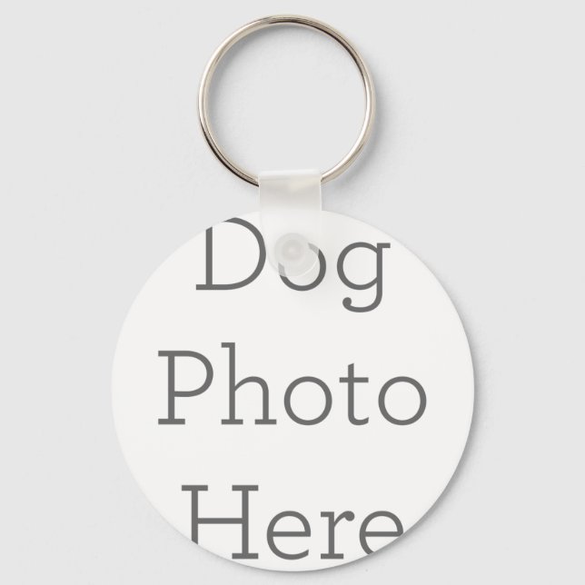 Porte-clés Cadeau photo Porte - clé de chien personnalisé (Recto)