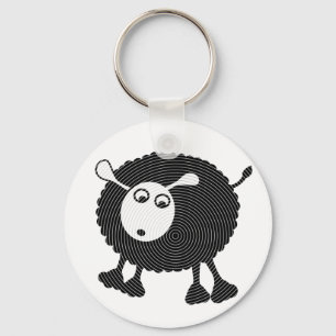 Porte-clés Cadeau-Porte - clé de moutons noirs