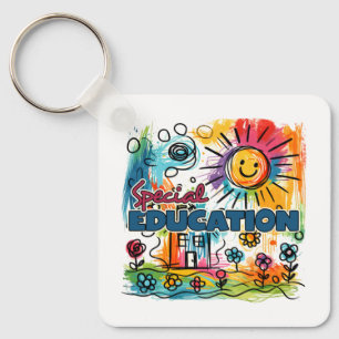 Porte-clés Cadeau pour enseignant Éducation spécialisée