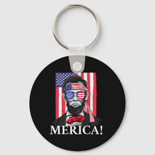 Porte-clés Cadeau pour hommes et garçons pour le 4 juillet d'