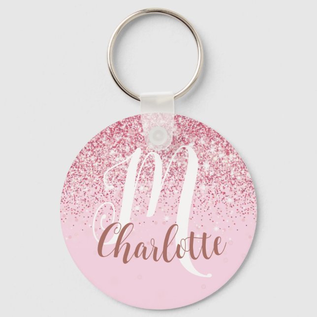 Porte-clés Cadeau pour la nièce pour être Blush Pink Parties  (Recto)
