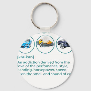 Porte-clés Cadeau pour l'amant de Funny Car - Définition de C