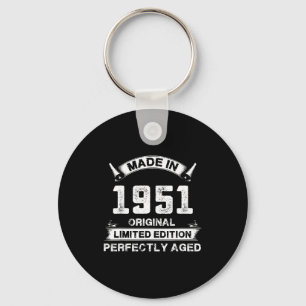 Porte-clés Cadeau pour les 75 ans de légendes nées en 1951 75
