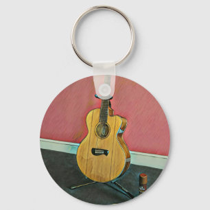 Porte-clés Cadeau pour musicien guitariste