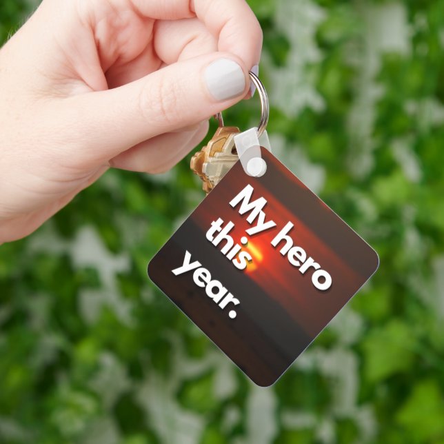 Porte-clés Cadeau pour parents ou enseignants (main)