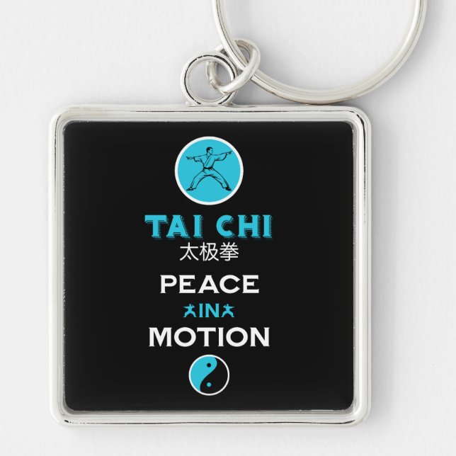 Porte-clés Cadeau pour pratiquant de Tai Chi (Devant)