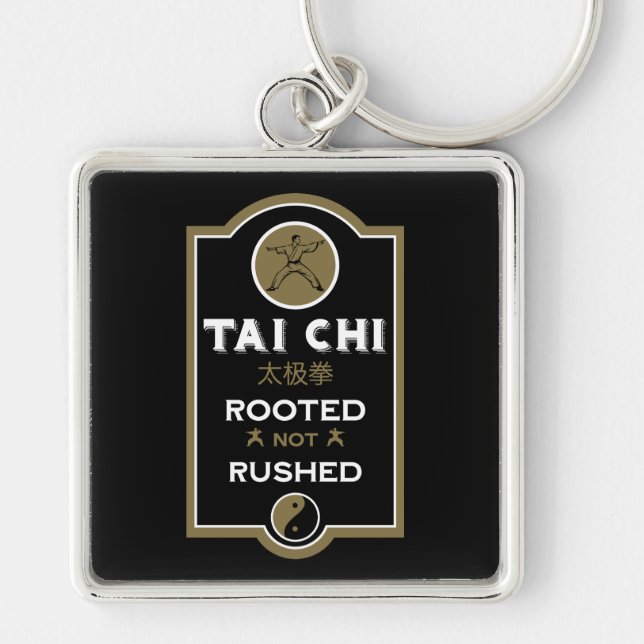 Porte-clés Cadeau pour pratiquant de Tai Chi (Devant)