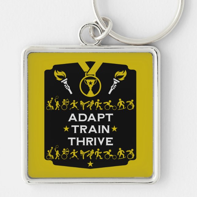 Porte-clés Cadeau sportif Adaptive Handicap (Devant)