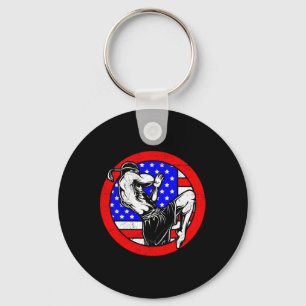 Porte-clés Cadeau Usa Muay Thai - Boxe Thaïlandaise et Kickbo