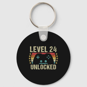 Porte-clés Cadeau vintage 24e anniversaire Cadeau 24 ans Garç