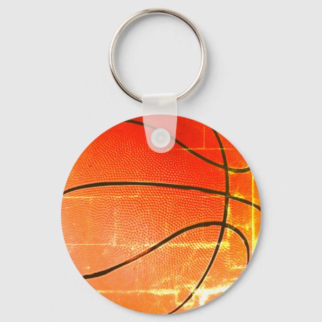 Porte-clés Cadeau vintage de basket-ball (Recto)