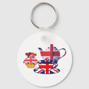 Porte-clés Cadeaux anglais de Thé-temps