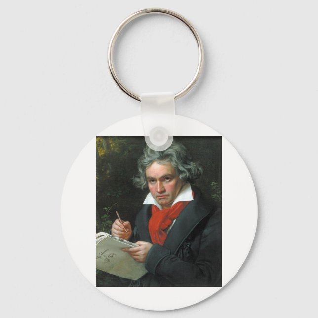 Porte-clés Cadeaux Beethoven T-shirts Collections EN SOLDE (Recto)