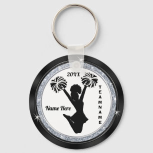 Porte-clés Cadeaux bon marché blancs et argentés noirs