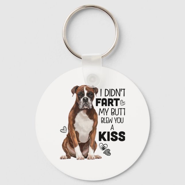 Porte-clés Cadeaux Boxer Dog (Recto)