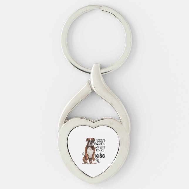 Porte-clés Cadeaux Boxer Dog (Devant)