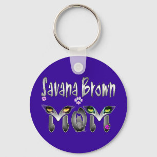 Porte-clés Cadeaux Brown de maman de chat de Savana