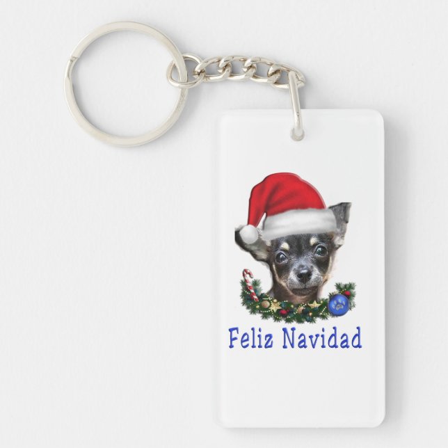 Porte-clés Cadeaux Chihuahua (Devant)