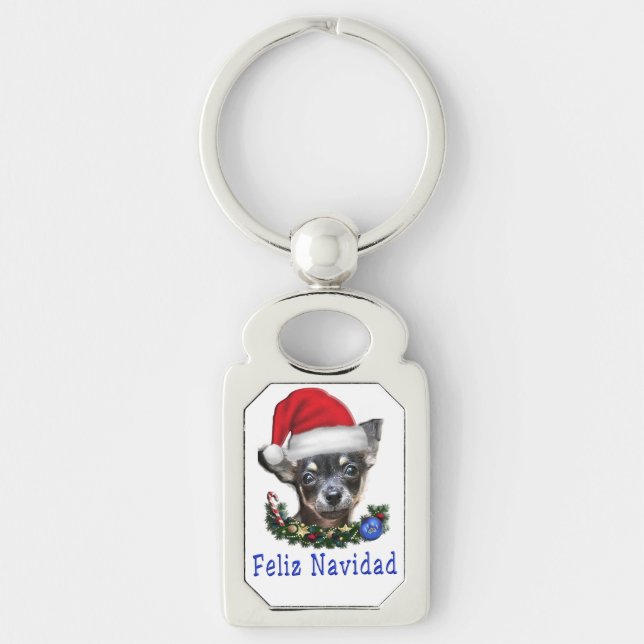 Porte-clés Cadeaux Chihuahua (Devant)