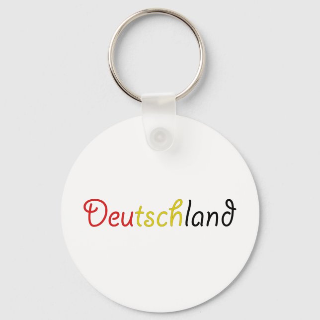 Porte-clés Cadeaux cool Deutschland ! (Recto)