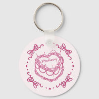 Cadeaux Coquette Gâteau Cerise Rétro Cœur Rose