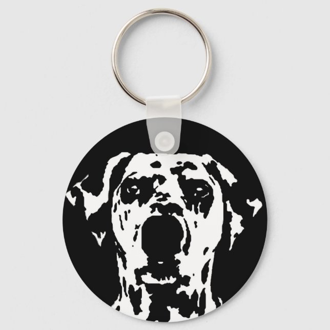 Porte-clés Cadeaux dalmatiens - Porte - clé (Recto)