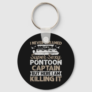Porte-clés Cadeaux de capitaine de ponton Super Y drôles de b