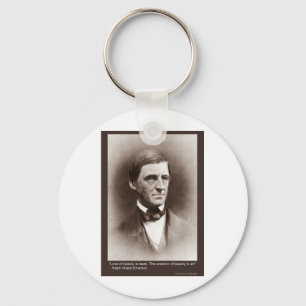 Porte-clés Cadeaux de citations d'art/beauté d'Emerson T-shir