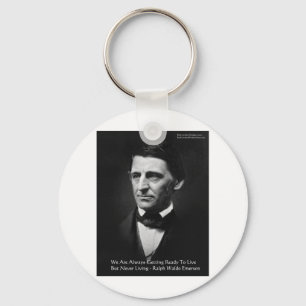 Porte-clés Cadeaux de citations de sagesse de RW Emerson "Prê