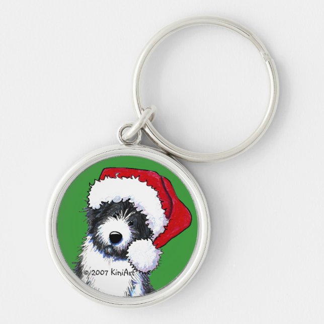 Porte-clés Cadeaux de collie hérités de père Noël (Devant)
