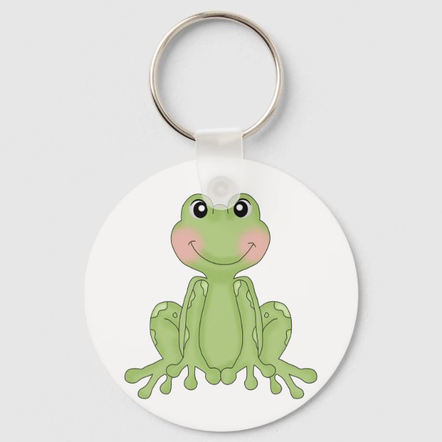 Porte-clés Cadeaux de conception de grenouille pour collecteu (Recto)